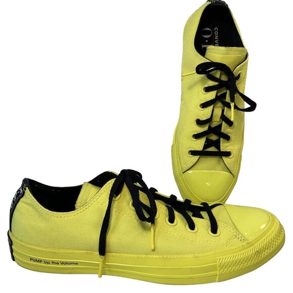 Converse OPI Sneaker Pump up the Volume Yellow Neon 165660C Low Top Men 7 Wmn 9 - Picture 1 of 9
